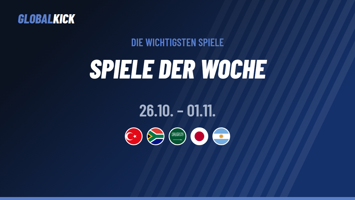 Spiele der Woche: 26.10. bis 01.11.2026